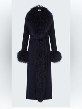Ducie Lola Fur Trim Coat